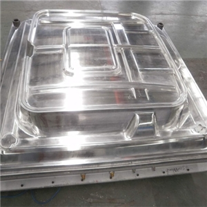 Double layer blister mold for car roof cover